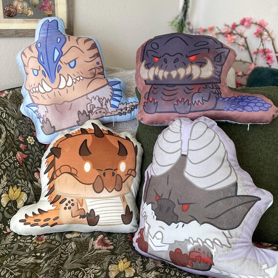 Monster Hunter Pillows!!! (zinogre, Tobi Kadachi, Odogaron