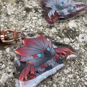 Monster Hunter acrylic charms: Valstrax (Barufaruku)