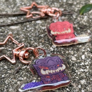 Monster Hunter acrylic charms: Odogaron (Odogaron)