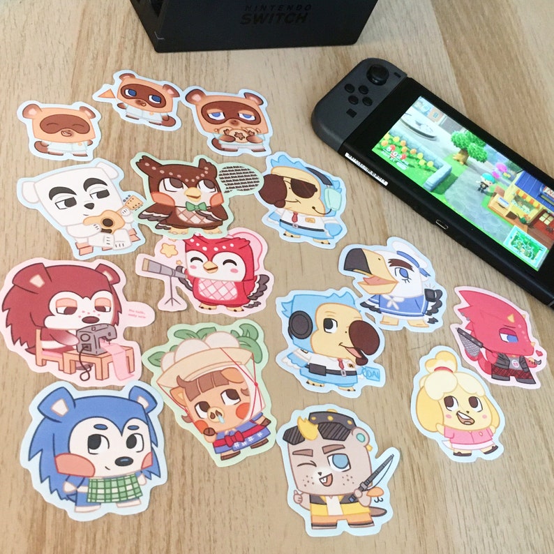 Animal Crossing Stickers Etsy