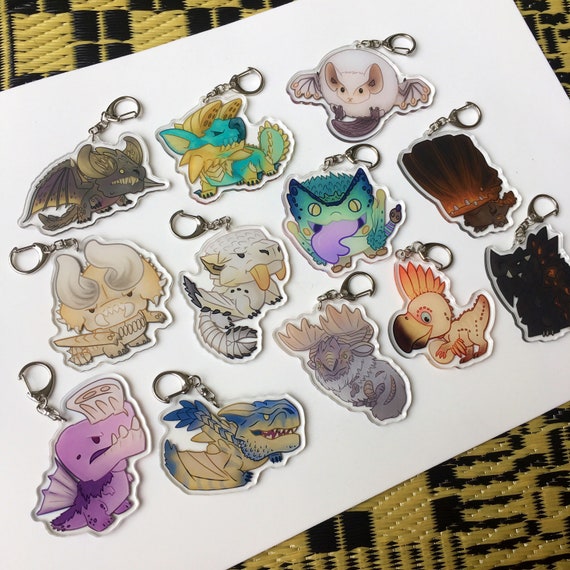 Monster Hunter World Charms Etsy