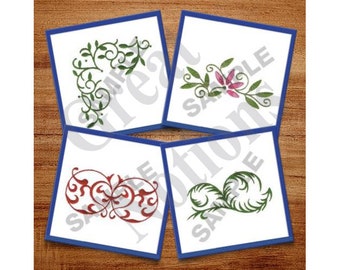20 Fashion Accents - Machine Embroidery Designs