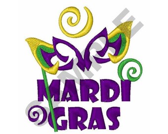 Mardi Gras - Machine Embroidery Design