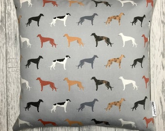 Greyhound-gris chien impression housse de coussin-cadeau d’amant de chien pour elle, décoration, housse de coussin, maison & Living, coussin décoratif, 38x38cms