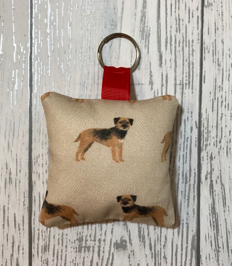 Border Terrier chien impression porte-clés coton | Etsy