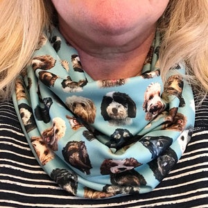Cockapoo / Doodle Dog  Infinity Scarf
