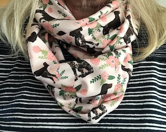 German Shorthaired Pointer Dog Print Infinity Scarf