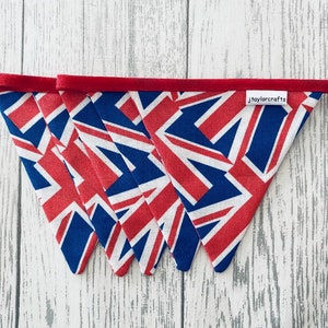 Coronation Union Jack Cotton Bunting