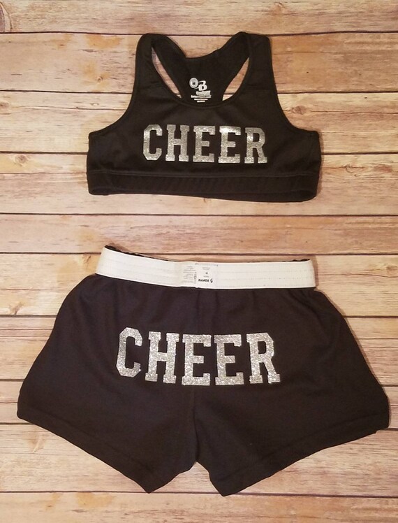Any Size Cheerleader Shorts Cheer Team Gift Cheer Shorts Any Color Image Cheer Team Shorts Cheerleader Gift Any Name Personalized Kids Cheer Shorts