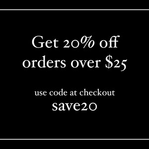 May include: Get 20% off orders over &pound;25. Use code SAVE20 at checkout.