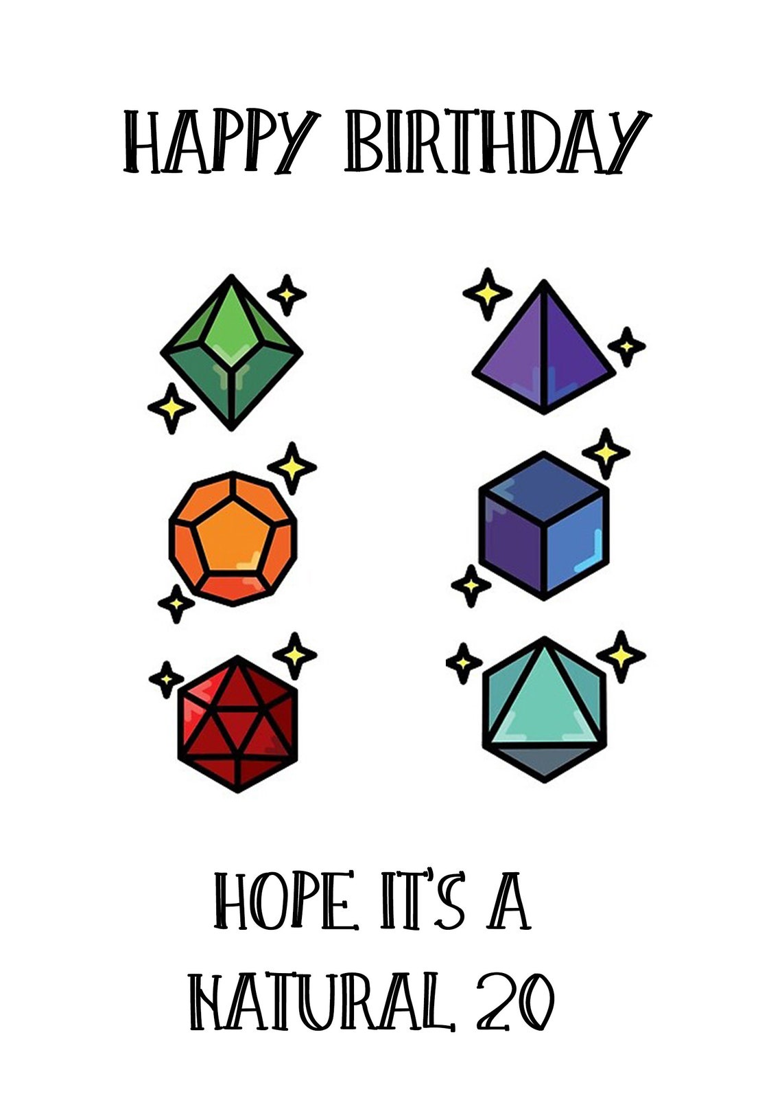 Printable Dungeons and dragons card D&amp;D birthday card | Etsy