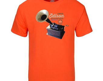 Spin Alley “The Icons” Edison Standard Phonograph T-Shirt - Various Sizes
