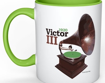 Spin Alley “The Icons” Victor III Phonograph Coffee Mug