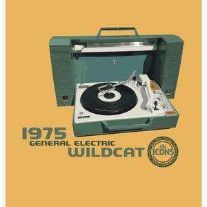 Spin Alley &quot;The Icons&quot; General Electric Wildcat Poster