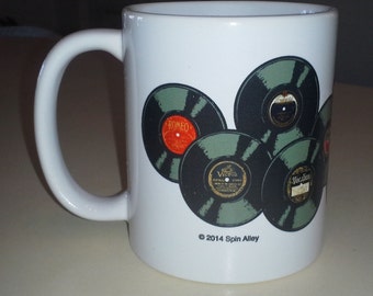 Spin Alley 78 Vintage Records Coffee Mug