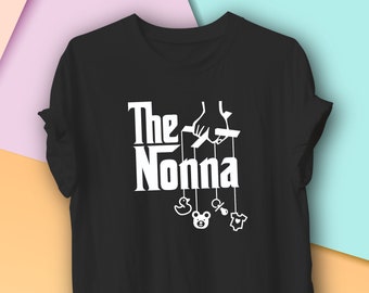 The Nonna Graphic T-Shirt, Italian Grandma Funny Tee, Gift for Nonna
