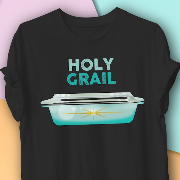 Vintage Pyrex Starburst Holy Grail, Turquoise Pyrex, Graphic T-Shirt, Vintage Kitchen Collection