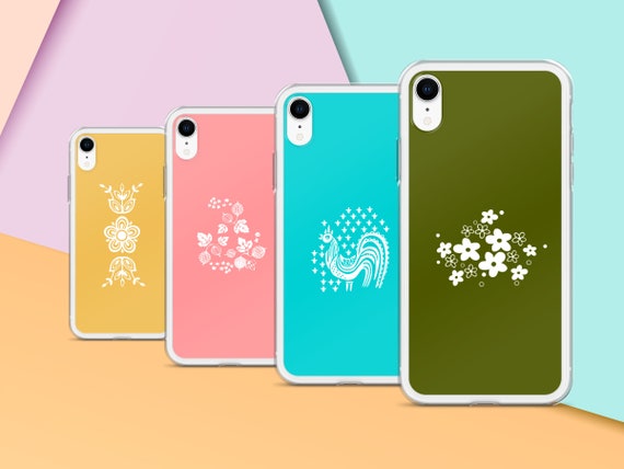 Vintage Pyrex Phone Cases, Spring Blossom, Butterprint, Gooseberry and Butterfly Gold, Mid Century Kitchen