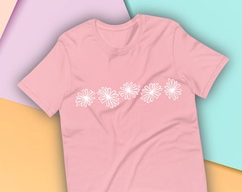Vintage Pyrex Pink Daisy Graphic T-Shirt, Pink Pyrex, Pyrex Collection, Vintage Kitchen Collection