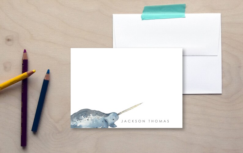 kids personalized stationery