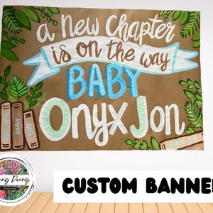 Hand Painted Banners, Kraft Paper Custom Banner Birthday, Graduation, Celebration, Brown Paper Banner Personalized for Celebrations