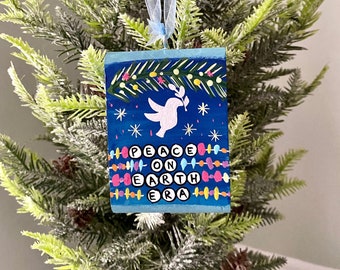 Peace on Earth Ornament | Eras | Hand painted Holiday