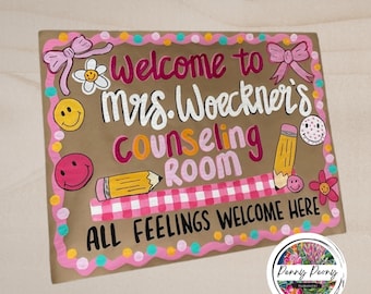Hand Painted Banners, Kraft Paper Custom Banner Birthday, Graduation, Celebration, Brown Paper Banner Personalized for Celebrations