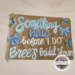 Hand Painted Banners, Kraft Paper Custom Banner Birthday, Graduation, Celebration, Brown Paper Banner Personalized for Celebrations image 3