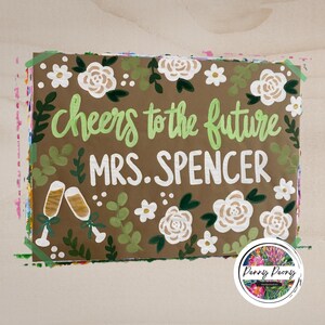 Hand Painted Banners, Kraft Paper Custom Banner Birthday, Graduation, Celebration, Brown Paper Banner Personalized for Celebrations image 11