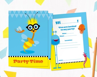 fill in invitations etsy