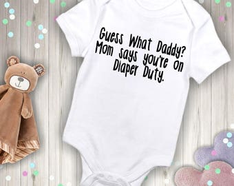 Daddy diaper duty | Etsy