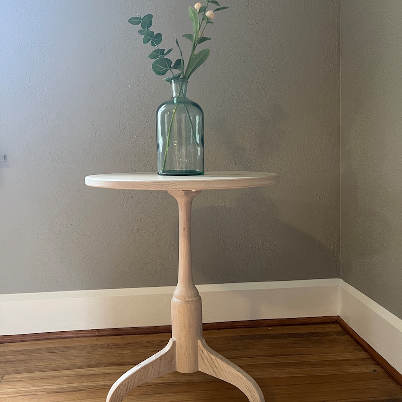 Round Side Table - Etsy