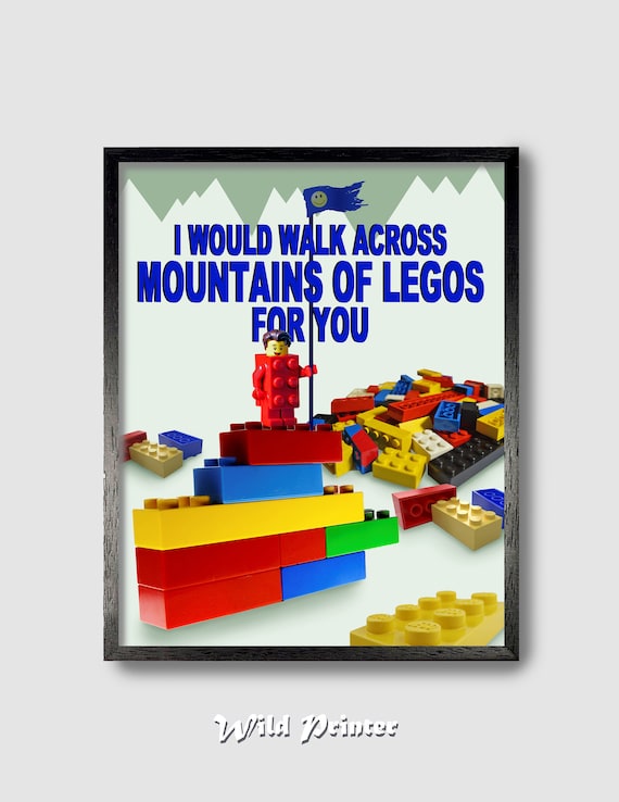 LEGO CITY Personalised Poster A4 Print Wall Art Banner Any Name Fast Delivery