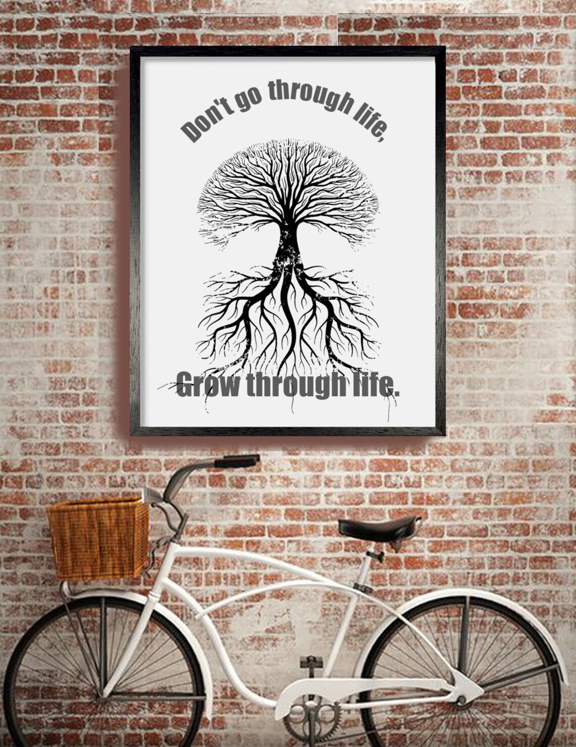Tree Growth Print Inspirational Quote Poster Motivational | Etsy