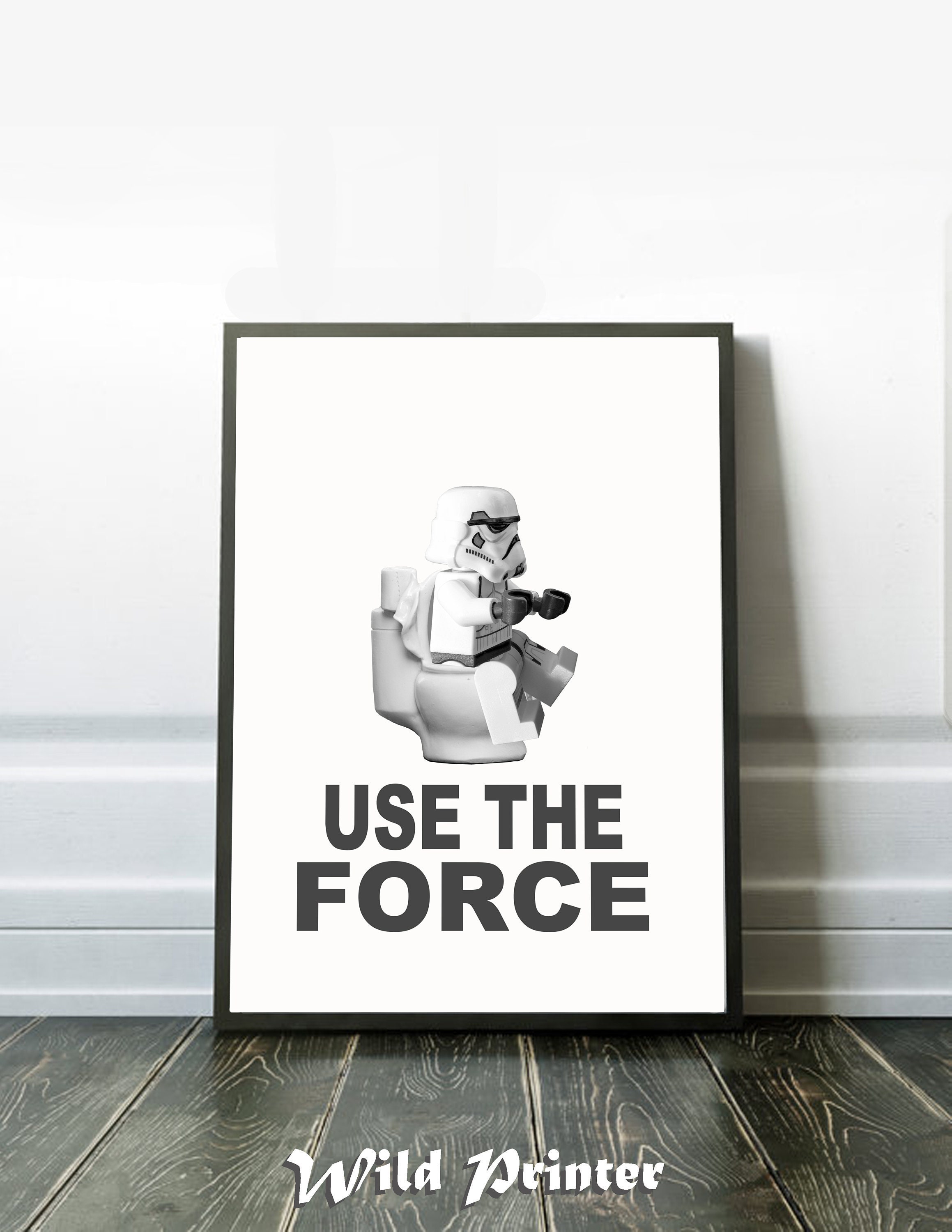 Star Wars Bathroom Wall Art Printable Quote Fantasy Etsy