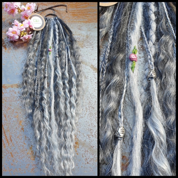 Dreads - Fog And Feather Ponytail FINAL SALE
