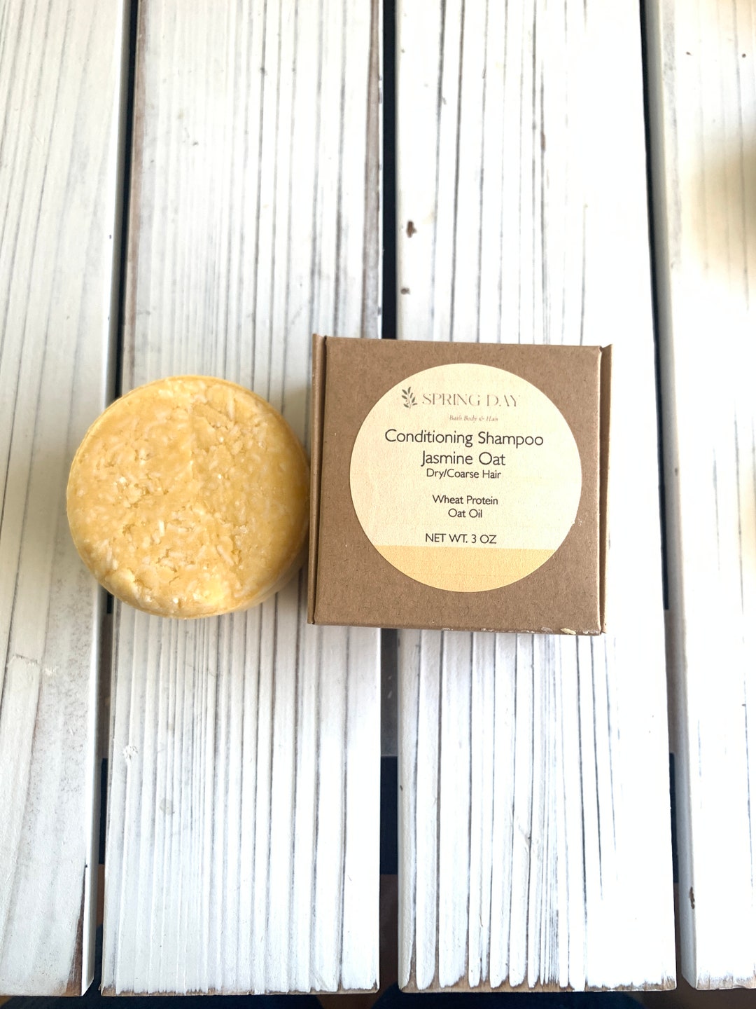 Jasmine Shampoo Bar Conditioning Bar Oat Oil Bar Zero Etsy