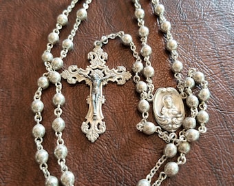 Sterling Silver Rosary Etsy sterling-silver-rosary-etsy