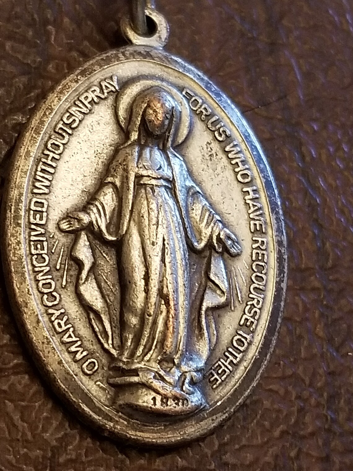 Vintage Diocese of Brooklyn Campaign Miraculous Medal 1960 image 4