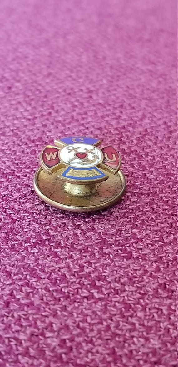 Vintage Whitehead & Hoag WCU Pin, Western Catholi… - image 6