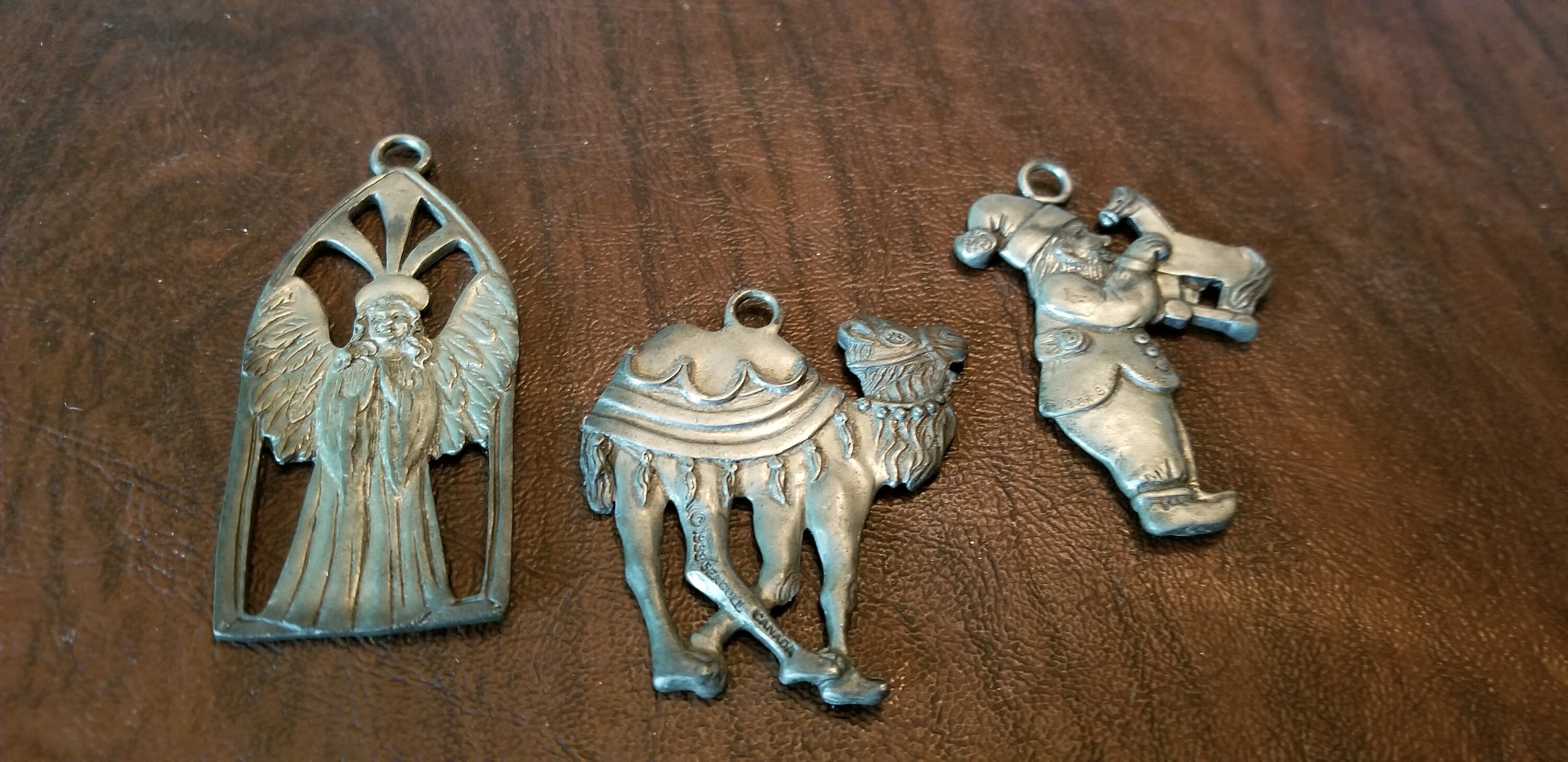 Vintage Lot of 3 Seagull Pewter Canada Ornaments 1980's Etsy