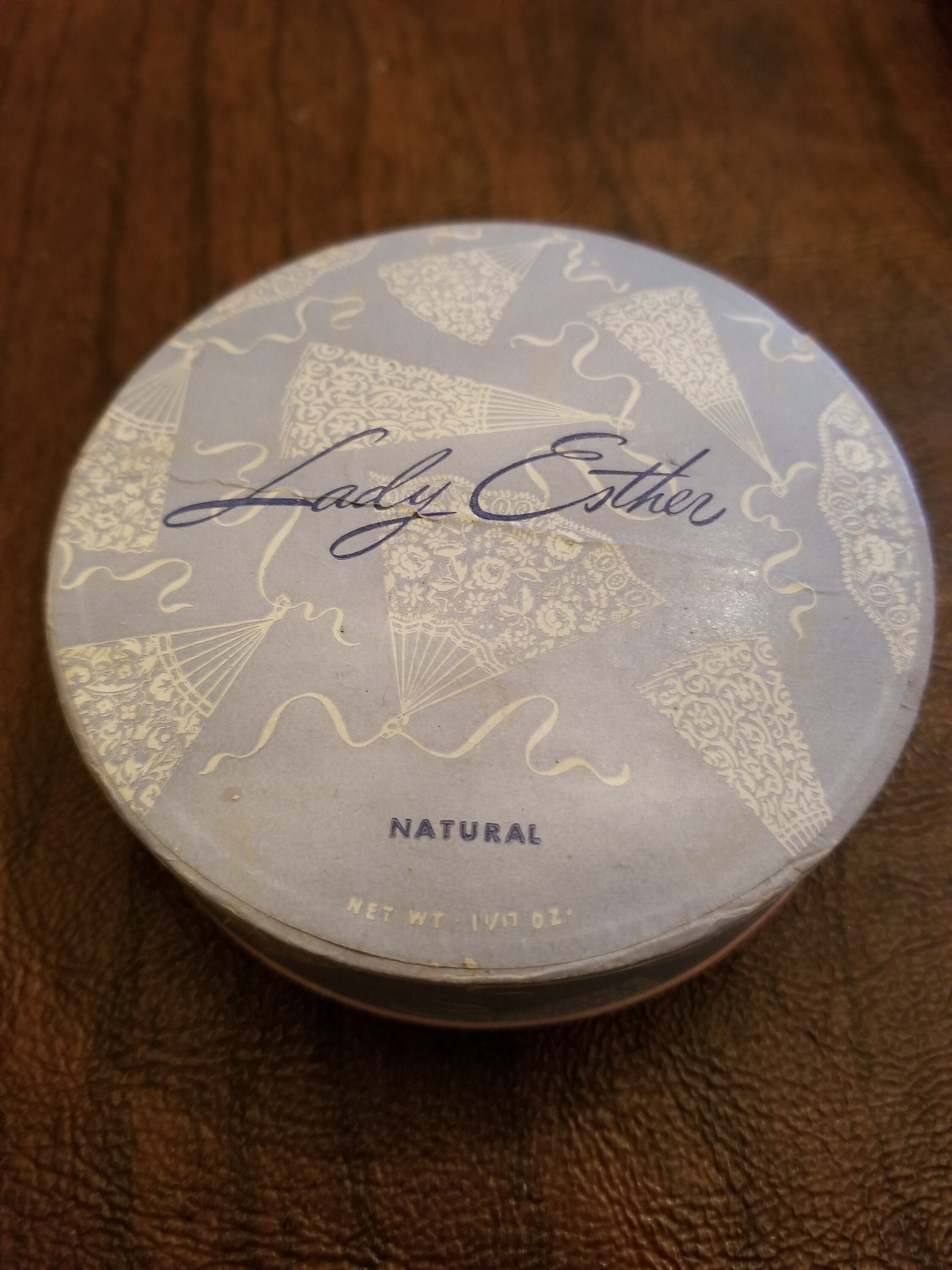 Vintage Unused Lady Esther Natural Face Powder Early Blue Box Etsy