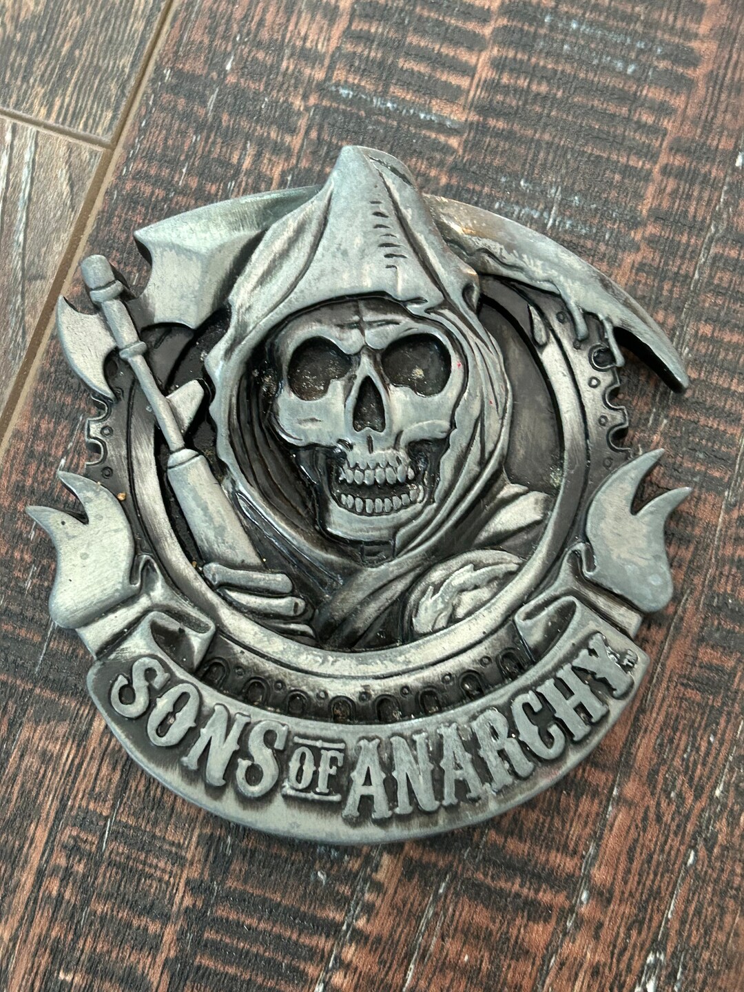 Sons of Anarchy Vintage Skull Belt Buckle From the Popular Fox - Etsy