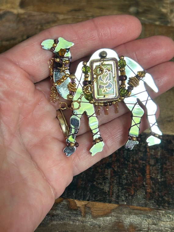 LizTech retired collectible camel signed and date… - image 9