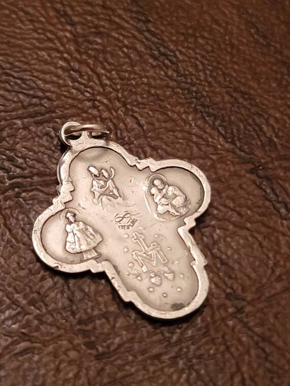 Vintage Sterling Silver 4 Way Cross Medal/Pendant, Lo… - Gem