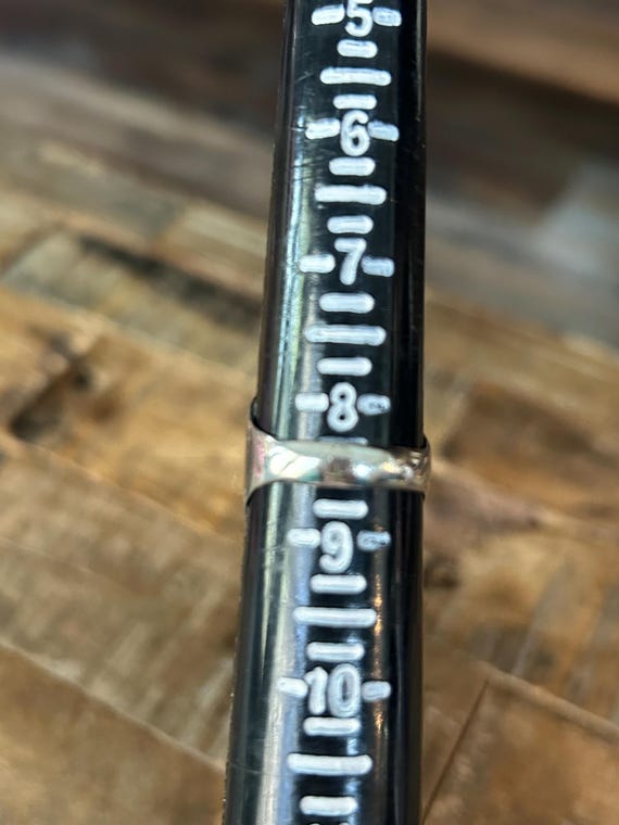 925 sterling silver statement ring with oval pink… - image 6