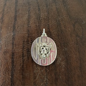 Vintage Sterling Silver United States Army Pendant, Army Insignia Atop &quot;USA&quot; Background, Military Pendant, Military Sweetheart Pendant