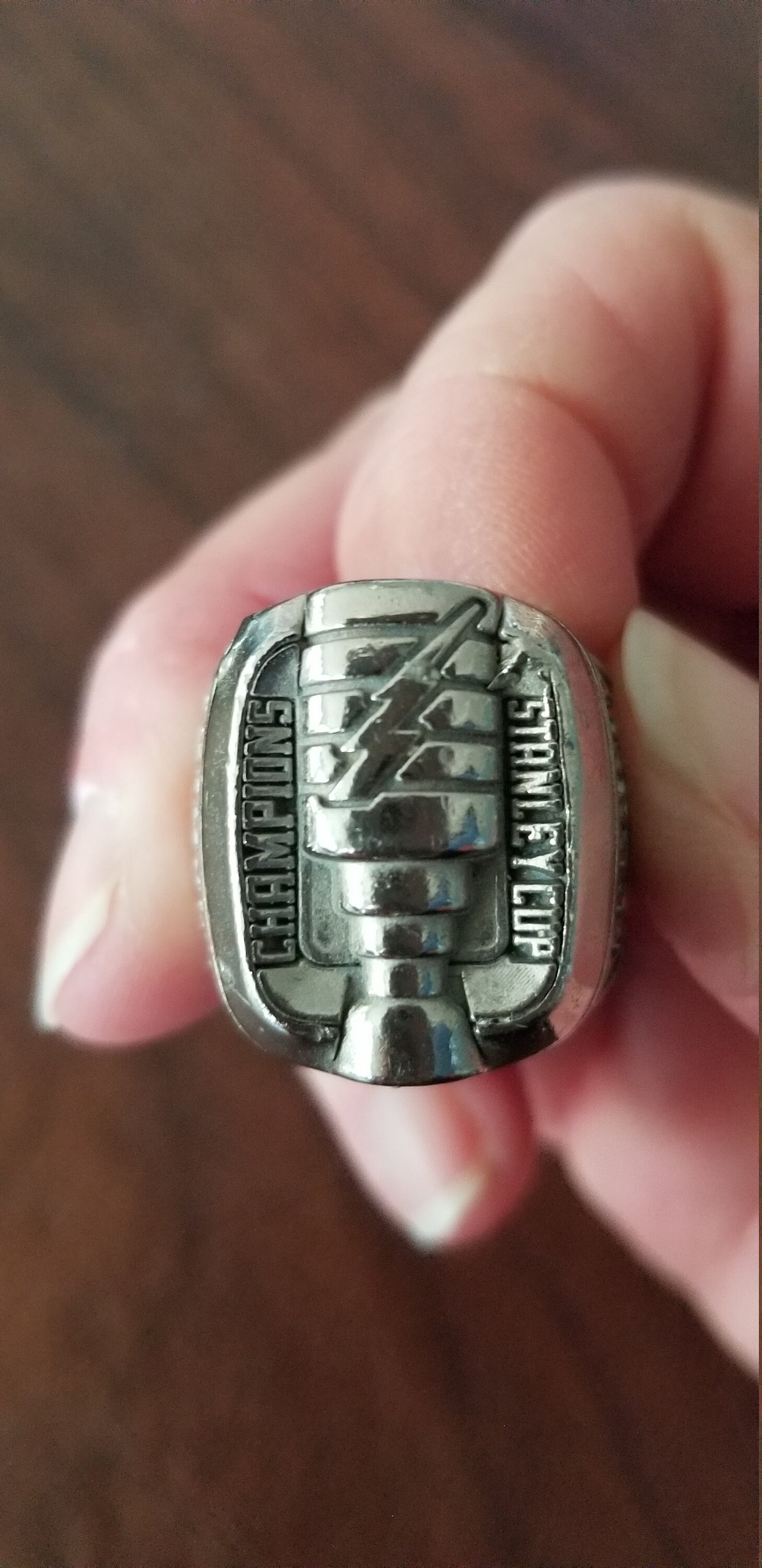 NHL Tampa Bay Lightning Stanley Cup Championship Replica Ring Size