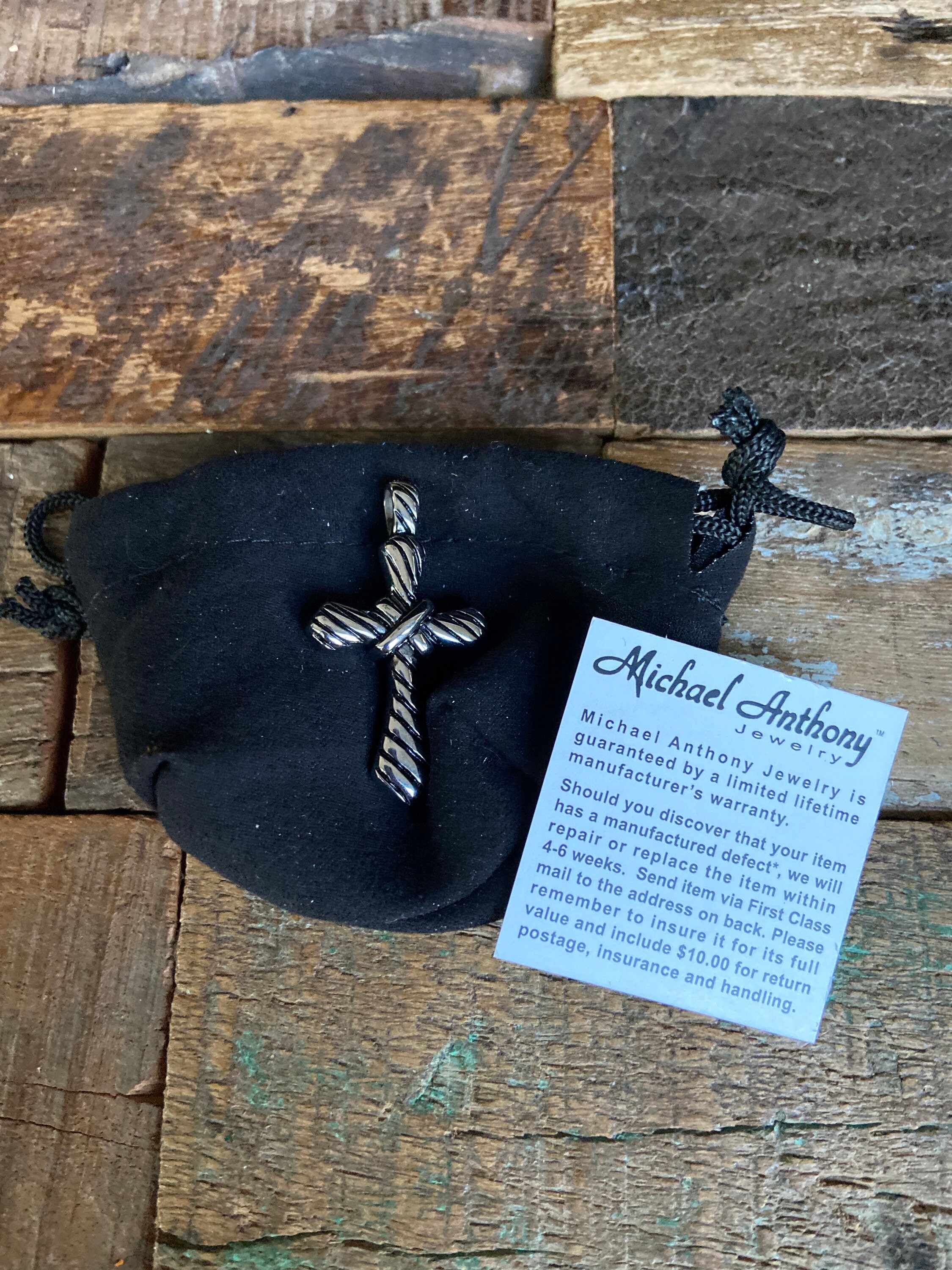 Michael Anthony Stainless Steel Cross 