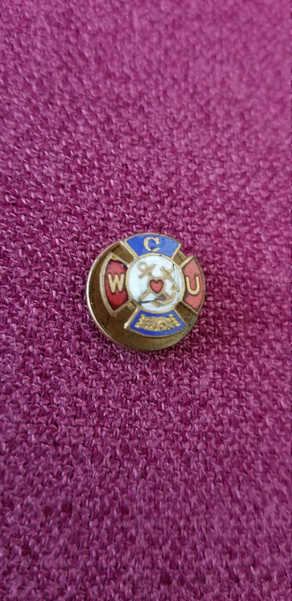 Vintage Whitehead & Hoag WCU Pin, Western Catholi… - image 5